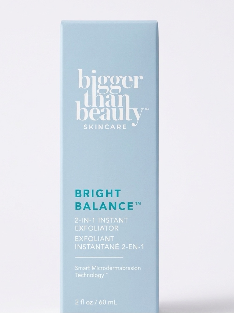 thrive causemetics Bright Balance Exfoliator — light blue